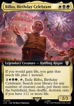 Bilbo, Birthday Celebrant
