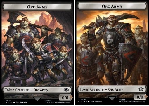 Orc Army Token (B 0/0) // Orc Army Token (B 0/0)