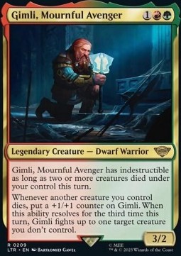 Gimli, Mournful Avenger