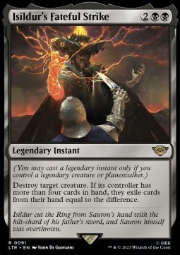 Isildur's Fateful Strike