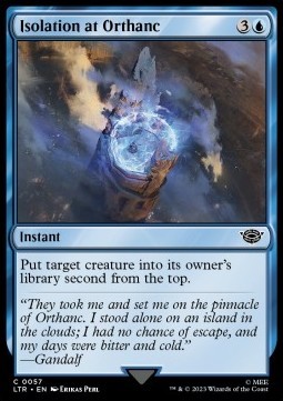 Isolation at Orthanc