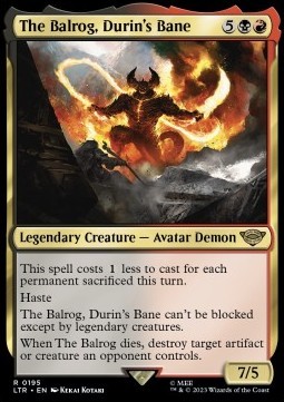The Balrog, Durin's Bane