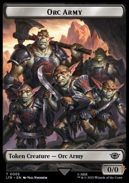 Orc Army Token (Black 0/0) (V.1)