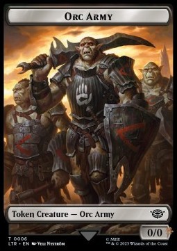 Orc Army Token (Black 0/0) (V.2)