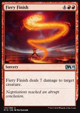 Fiery Finish