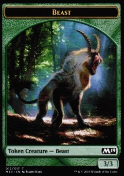Beast Token (Green 3/3)
