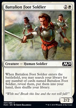 Battalion Foot Soldier