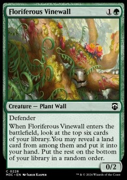 Floriferous Vinewall