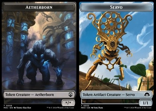 Aetherborn Token (B */*) // Servo Token (A 1/1) (V.1)