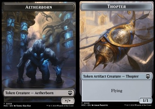 Aetherborn Token (B */*) // Thopter Token (A 1/1) (V.1)