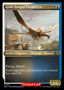 Gold-Forged Thopteryx (V.2)