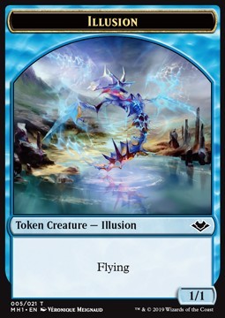 Illusion Token (Blue 1/1)