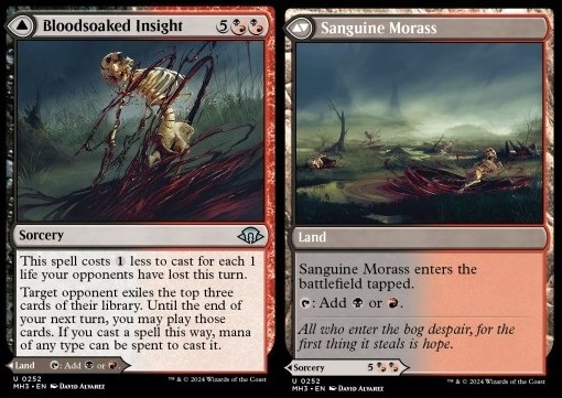 Bloodsoaked Insight // Sanguine Morass
