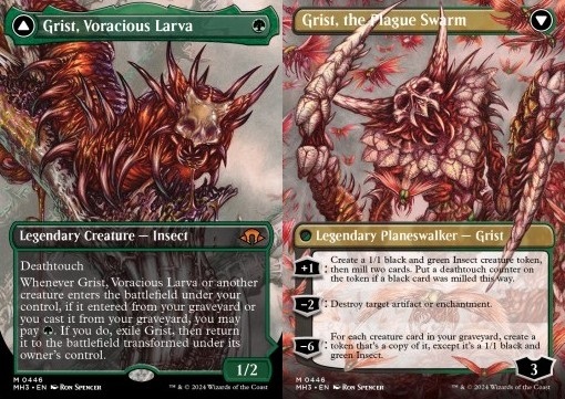 Grist, Voracious Larva // Grist, the Plague Swarm (V.1)