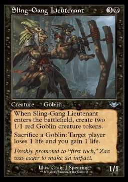 Sling-Gang Lieutenant - Retro Frame