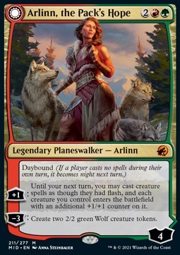 Arlinn, the Pack's Hope // Arlinn, the Moon's Fury