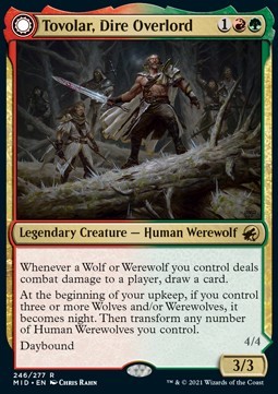 Tovolar, Dire Overlord // Tovolar, the Midnight Scourge
