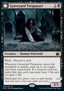 Graveyard Trespasser // Graveyard Glutton