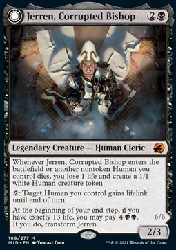 Jerren, Corrupted Bishop // Ormendahl, the Corrupter