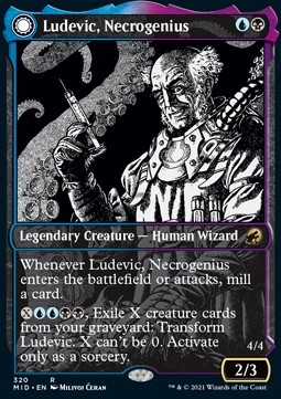 Ludevic, Necrogenius // Olag, Ludevic's Hubris