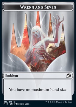 Wrenn and Seven Emblem // Human Token (W 1/1)