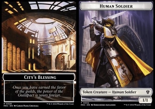 City's Blessing // Human Soldier Token (W 1/1)