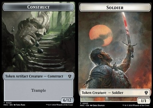 Construct Token (A 6/12) // Soldier Token (W 1/1)
