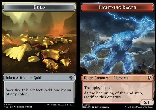 Gold Token // Lightning Rager Token (R 5/1)