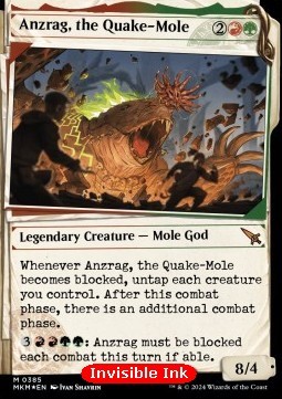 Anzrag, the Quake-Mole (V.2)