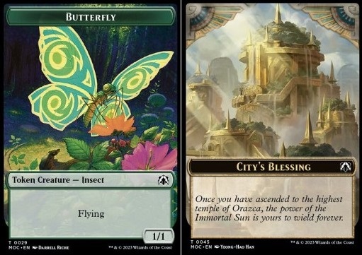 Butterfly Token (G 1/1) // City's Blessing Token