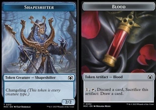 Shapeshifter Token (U 2/2) // Blood Token