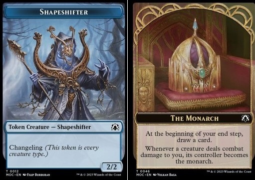 Shapeshifter Token (U 2/2) // Monarch Token