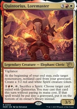 Quintorius, Loremaster