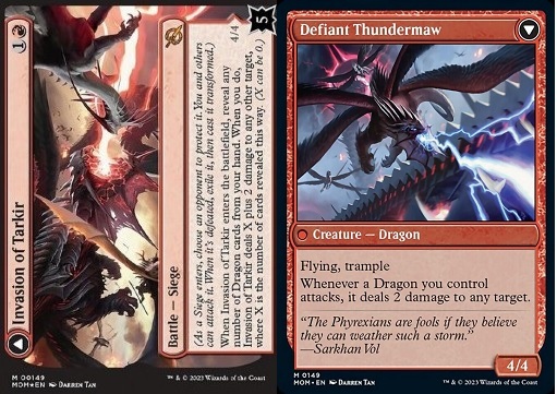 Invasion of Tarkir // Defiant Thundermaw