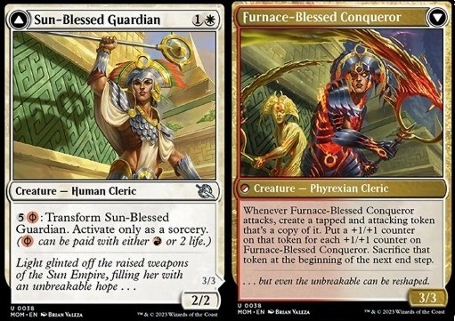 Sun-Blessed Guardian // Furnace-Blessed Conqueror