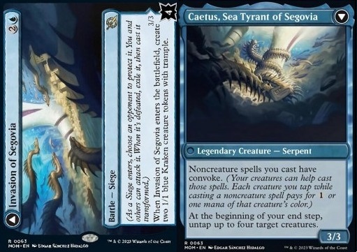 Invasion of Segovia // Caetus, Sea Tyrant of Segovia