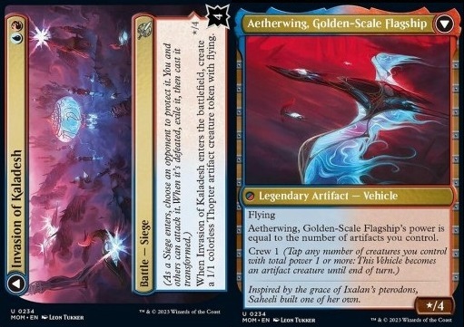 Invasion of Kaladesh // Aetherwing, Golden-Scale Flagship
