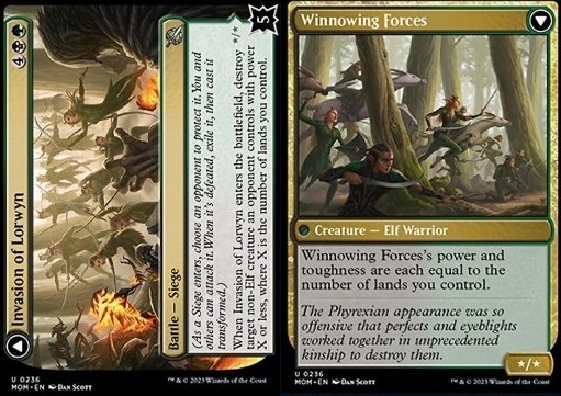 Invasion of Lorwyn // Winnowing Forces