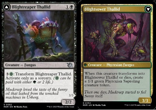 Blightreaper Thallid // Blightsower Thallid