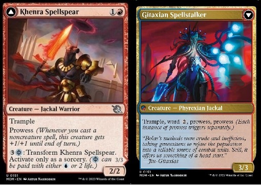 Khenra Spellspear // Gitaxian Spellstalker