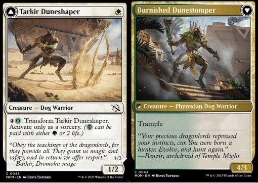 Tarkir Duneshaper // Burnished Dunestomper