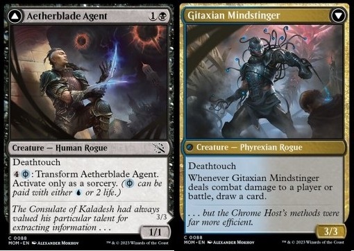 Aetherblade Agent // Gitaxian Mindstinger