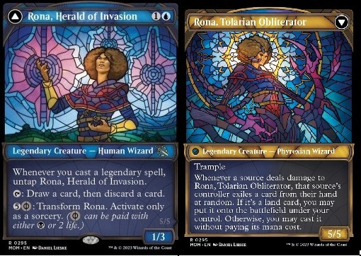 Rona, Herald of Invasion // Rona, Tolarian Obliterator