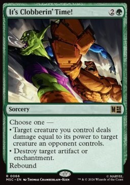 It's Clobberin' Time!