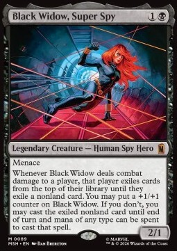 Black Widow, Super Spy