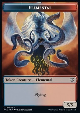 Elemental Token (UR 5/5) // Rogue (B 2/2)