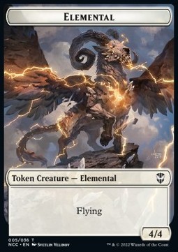 Elemental Token (W 4/4) // Clue Token