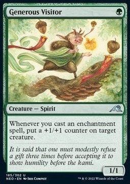 Generous Visitor