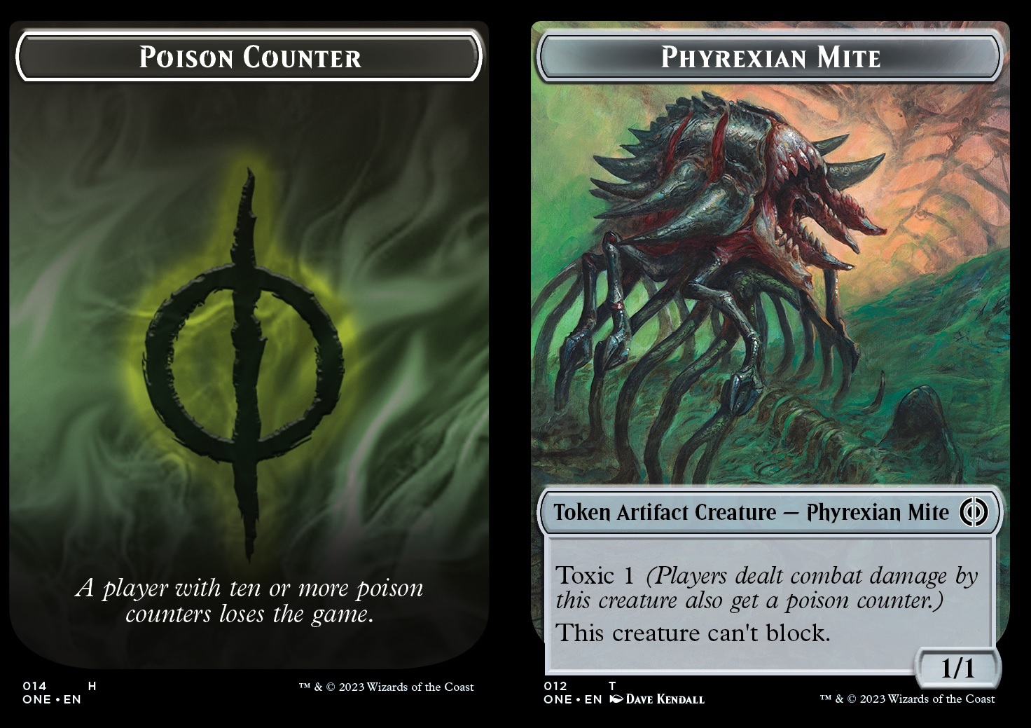 Poison Counter // Phyrexian Mite (B 1/1 Toxic)