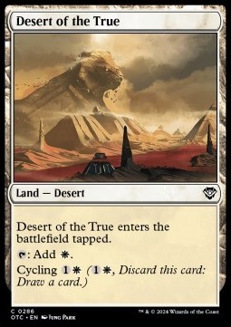Desert of the True